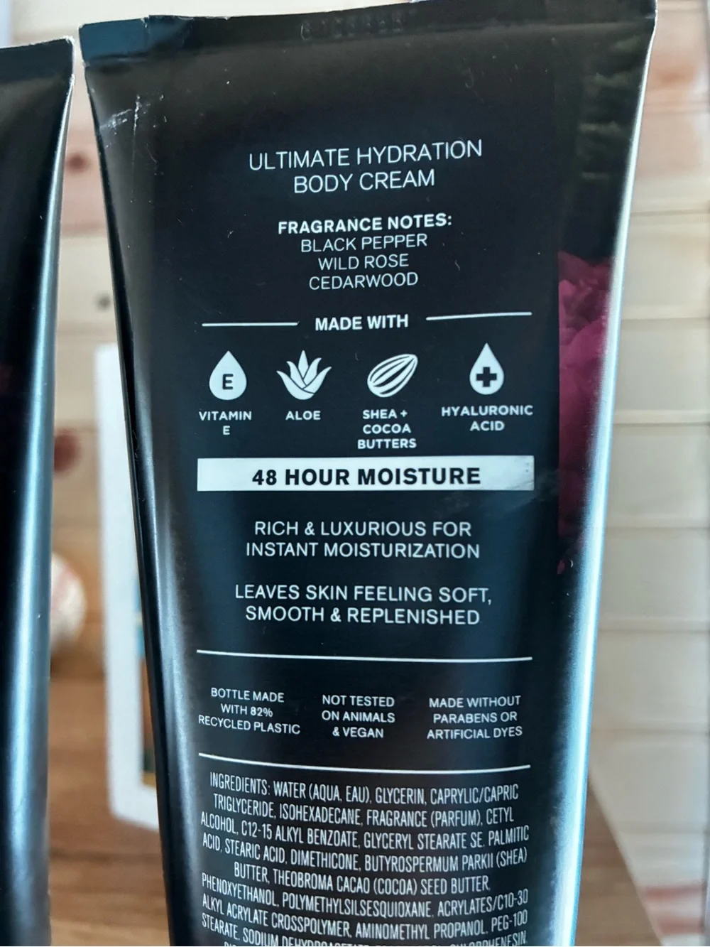 Bath & Body Works Nocturnal Rose Body Cream - Black & Dark Rose